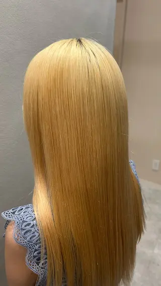 ロング カラー 似合わせ 顔周りYUUGAのヘアスタイル