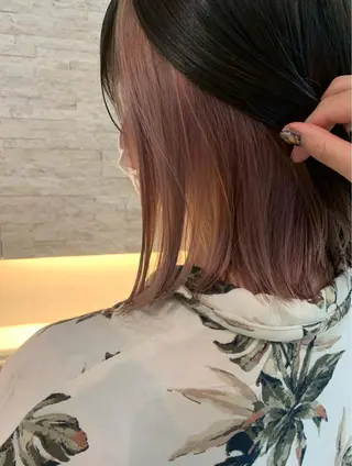 ミディアム カラー ✄折橋 彩花🐶🍑のヘアスタイル