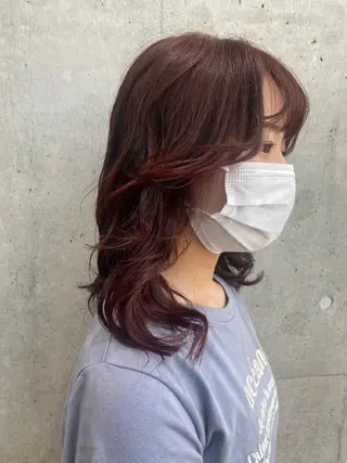 セミロング カラー 似合わせカットカラー 🌟ryusei⭐️のヘアスタイル