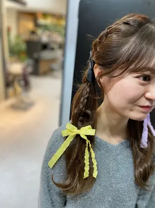 セミロング 似合わせカット🫧透 明感カラー🫧maiのヘアスタイル