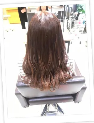 ロング カラー パーマ ヘアアレンジ メンズ キッズ ネイル マツエク・マツパ EnBlesS西宮 マンツーマン神道有基のヘアスタイル