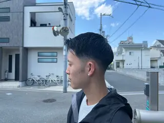 ショート メンズ 稲村 獅童のヘアスタイル