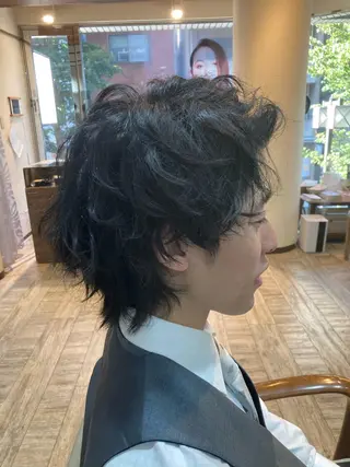 ミディアム メンズ 💥桜木町メンズ専門 💥ルキのヘアスタイル