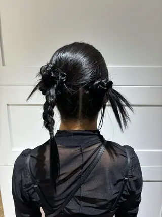 ロング ヘアアレンジ stair:case 🌱Fuka🌱🦖のヘアスタイル