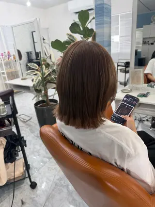 ミディアム MAEDA YUKIのヘアスタイル