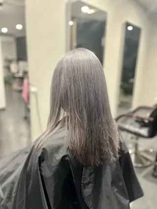 セミロング 髪質改善⚡️カラー 🍀武久 誠🍀のヘアスタイル