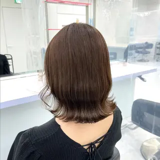 ロング カラー ウルフカットマスター みつきのヘアスタイル