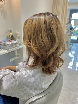 ミディアム MASUMI／ 川西能勢口LUMIAのヘアスタイル