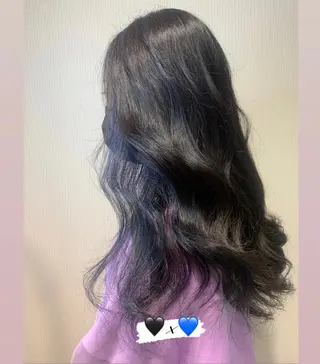 ロング カラー ハイトーン職人💗 松本輝美のヘアスタイル