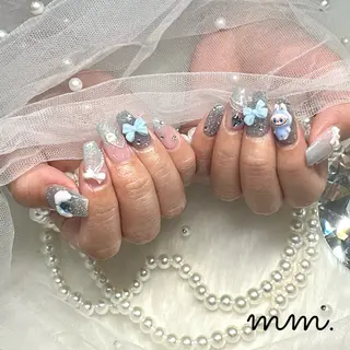 ネイル 🩷🩵mm.大宮 Riyo🧸🩵🩷のネイルデザイン