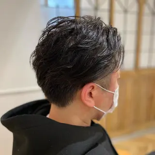 ショート カラー メンズ キッズ ✂︎ショート、ボブ、 レイヤー🩵YUMIのヘアスタイル