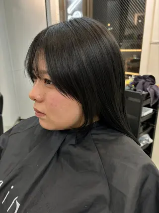 ショート カラー ヘアアレンジ ボブ/透明感ベージュ 🫧クルミ🌟のヘアスタイル