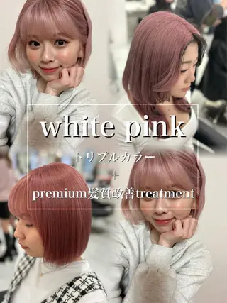 ミディアム カラー ヘアアレンジ 透明感💕今っぽ似合 わせ𝐍𝐨. 𝟏のヘアスタイル