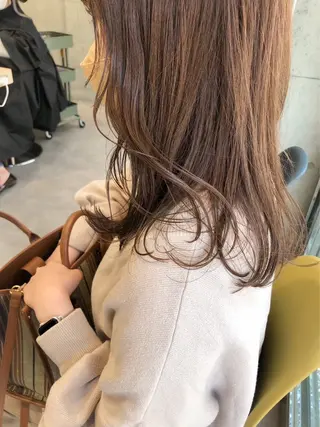 セミロング カラー SHIHO🌟/ 髪質改善カラーのヘアスタイル
