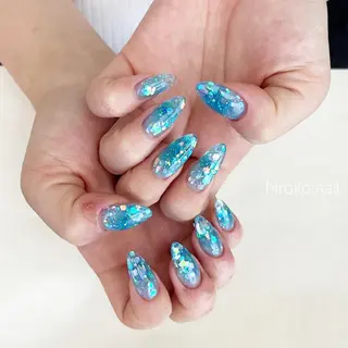 ロング ネイル hiroko nailのネイルデザイン