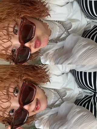 ショート ☀️個性派/横浜パ ーマ/暖色/ミミのヘアスタイル