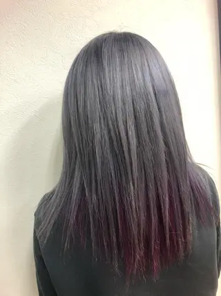 カラー ダブルスキルエクステ /羽エクステ白石宇由のヘアスタイル