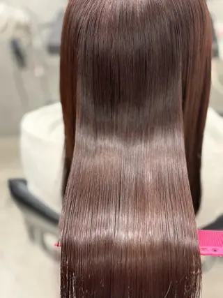 ロング カラー すぐ巻ける縮毛矯正 🍀勝倉　麗のヘアスタイル