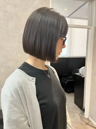 ショート ボブ×縮毛矯正 ryotaのヘアスタイル