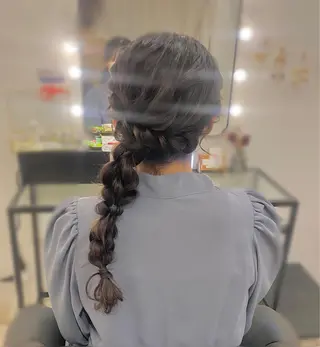 ロング ヘアアレンジ Mikazuki オーナーTeradaのマツエク・マツパデザイン