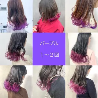 セミロング カラー ヘアアレンジ 【池袋/スパイキー ショート】ⓝⓘⓜⓤのヘアスタイル