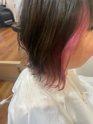 ミディアム カラー 浅香山✨美髪✨ やまもとあきこのヘアスタイル