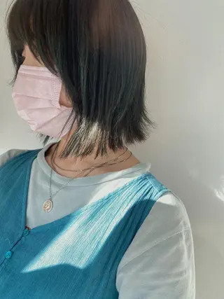 ショート カラー ヘアアレンジ ニュアンスヘア🌔 nanakoのヘアスタイル