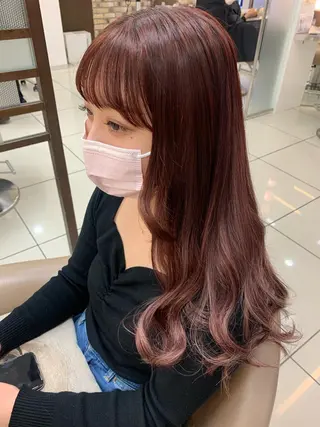 ロング 馴染ませNo.1🧃 エクステ・アレンジのヘアスタイル