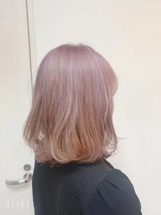 ミディアム カラー ヘアアレンジ ecru🕊️堀内 眞帆のヘアスタイル