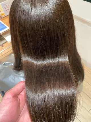 ミディアム カラー 美髪/髪質改善 川口凌弥のヘアスタイル