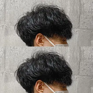 パーマ メンズ 高橋 宏輔のヘアスタイル