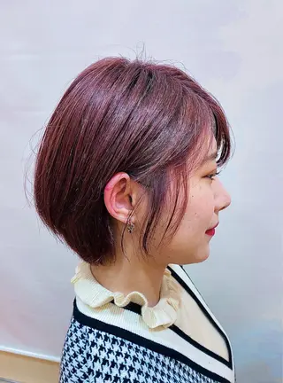 ショート カラー 大野 あさみのヘアスタイル
