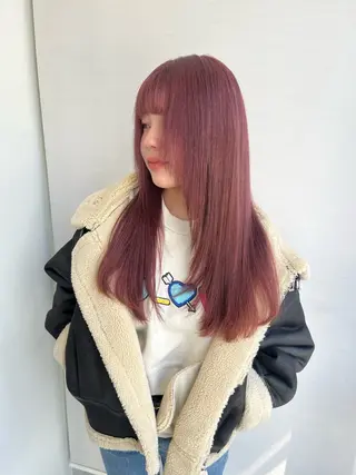 ロング れんか/ボブ/レイヤ ー/ベージュ/艶髪のヘアスタイル