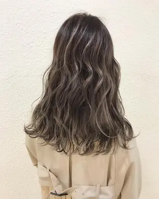 セミロング カラー 🟦メンズパーマ🟦 横浜駅｜小上馬淳司のヘアスタイル