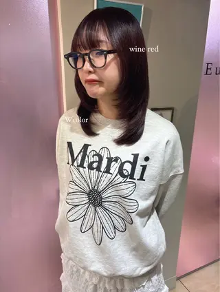 セミロング カットモデル募集中/ 暖色/NOA🤎💭のヘアスタイル