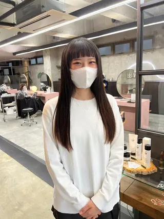 ロング 中江 友哉のヘアスタイル