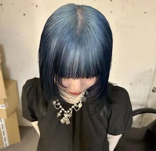 ミディアム 宇野愛華∕ パーマスタイルのヘアスタイル