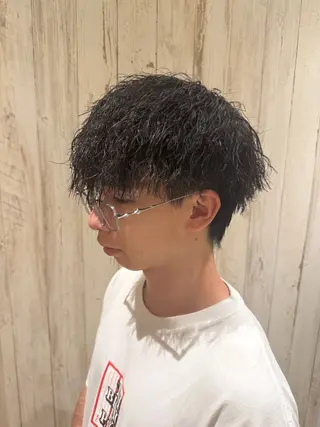 パーマ メンズ 増田 祐のヘアスタイル