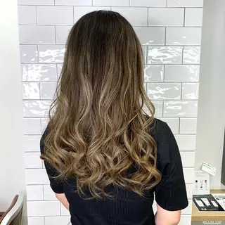 ロング カラー 原山 直人のヘアスタイル