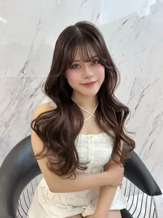 ロング カラー ParveMix 🪽鳥取彩花のヘアスタイル