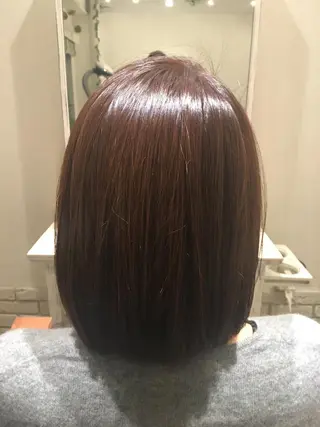 ミディアム カラー BANDE 水崎 悟のヘアスタイル