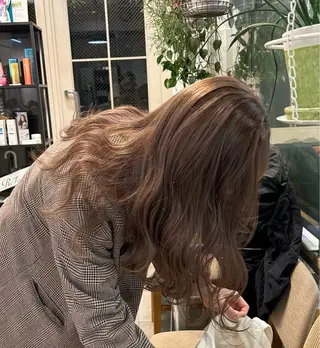 ロング カラー じゅわっと暖色カラー 🍊Moemiのヘアスタイル