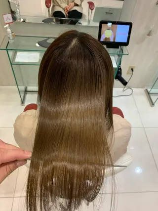 ロング 縮毛矯正/髪質改善 EARTH髙橋のヘアスタイル