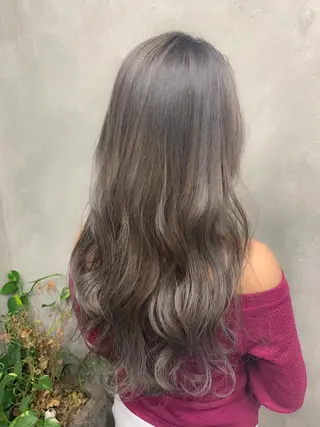 ロング カラー 🌈髪質改善💕 縮毛矯正✨青木まで✨のヘアスタイル