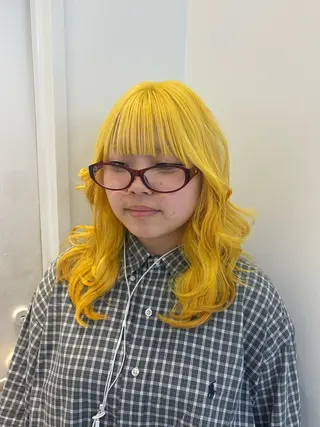 セミロング カラー レイヤー sala 推しカラー職人🎀のヘアスタイル