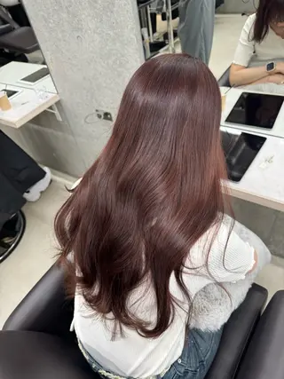 ロング カラー うる艶ヘア♡韓国好き 透明感　shotaのヘアスタイル
