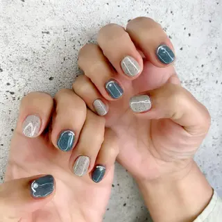 ショート カラー パーマ ヘアアレンジ メンズ キッズ ネイル マツエク・マツパ Salon Ｋのネイルデザイン