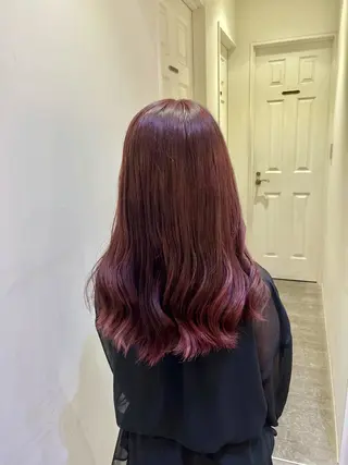 カラー エクステ🎀 暖色カラー🎀amiのヘアスタイル