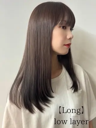 ロング 透明感カラー ʜ ᴀ ʀ ᴜのヘアスタイル