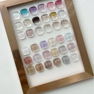 ネイル 池袋Uni nail 上品シンプルデザインのネイルデザイン
